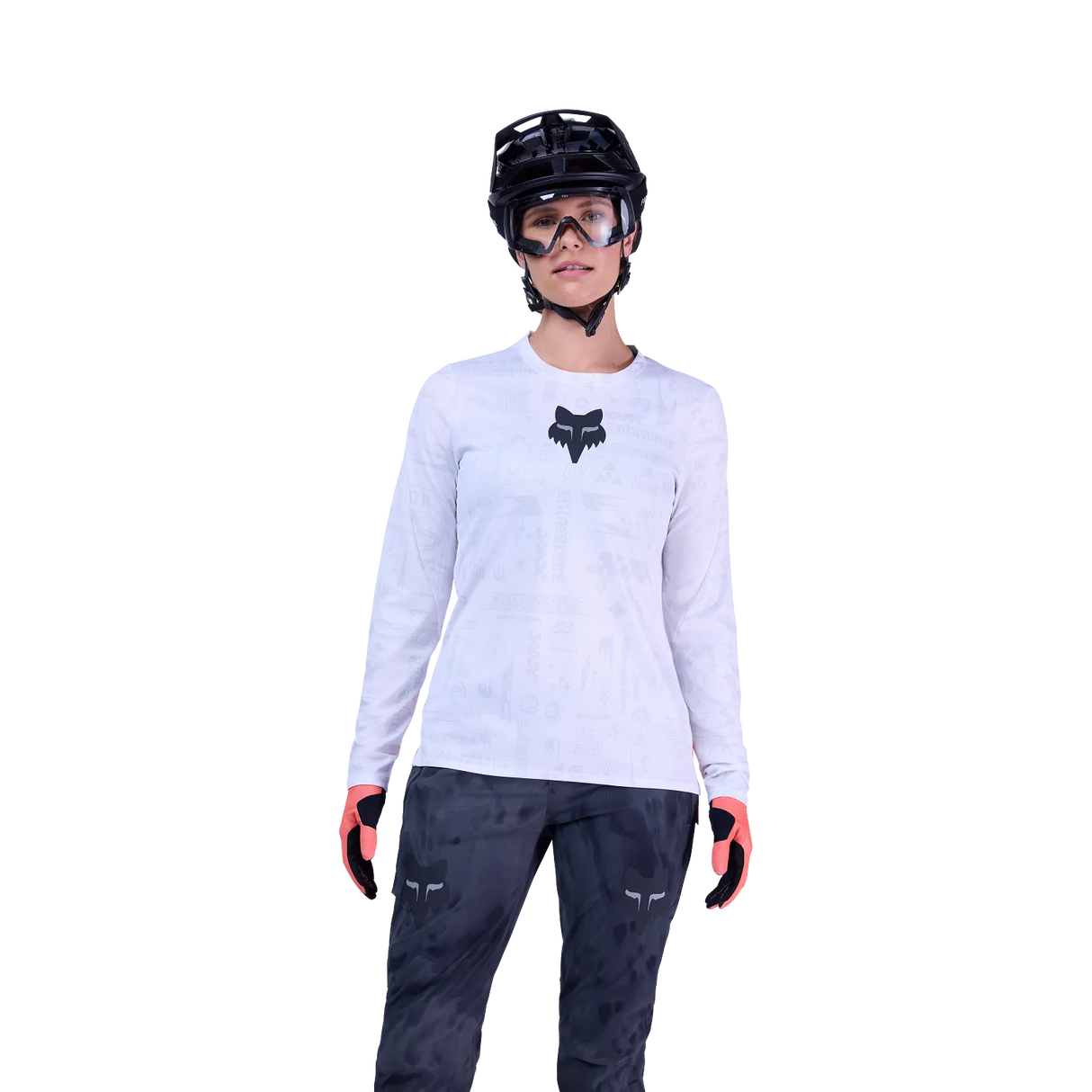 Fox Racing - Womens Ranger Lunar SE LS Jersey - White - S