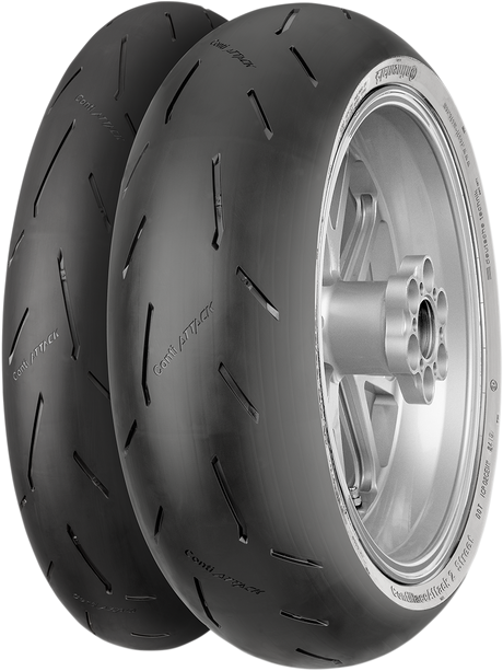 CONTINENTAL Tire - ContiRaceAttack 2 Street - Rear - 190/55ZR17 - (75W) 02446610000