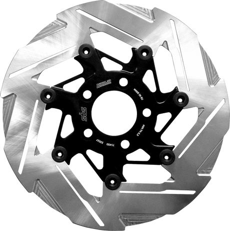 SBS Brake Rotor Designed by Kodlin, Rear - 7145D (Harley-Davidson FXDB Street Bob / FXDF Fat Bob / FLD Switchback 2004–2025)