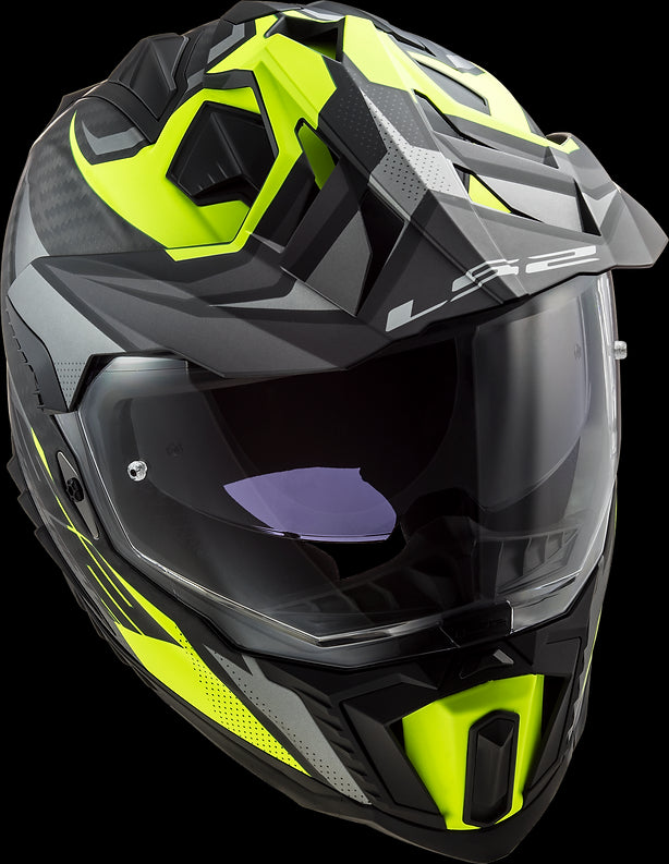 LS2 - Explorer C Focus Adventure Motorcycle Helmet W/ SunShield