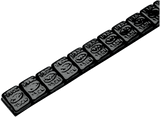 MOTION PRO Wheel Weights - Adhesive Stick-On - Black - 1/8 oz - 144 Pack 08-0553