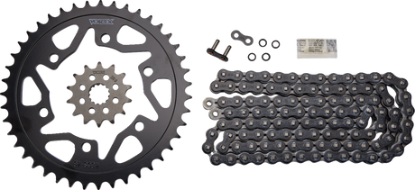 VORTEX CK6385 Chain and Sprocket Kit - WSS - Black - Yamaha YZF-R3/MT-03 | Street
