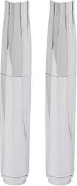 ARLEN NESS Pushrod Tube Cover Kit - Deep Cut? - Chrome - Twin Cam 03-630
