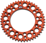 RENTHAL Rear Sprocket - Aluminum - 48 Tooth - Orange - Gas Gas/Husqvarna/KTM 441U-428-48GPOR
