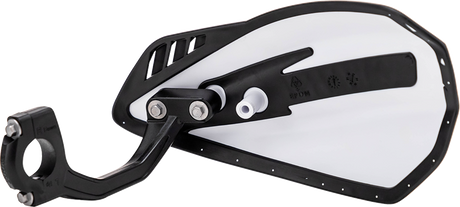 Cycra 1CYC-0056-237 Cyclone Handguards - White/Black | Off-Road