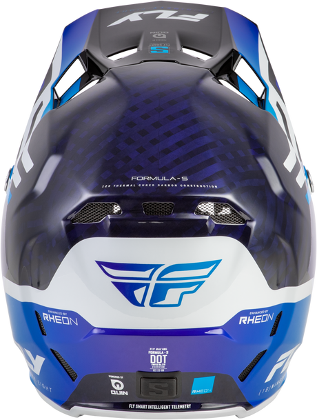 Yth Formula S Carbon Byte Hlmt Blue Carbon/Blue/White Yl