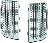 Kuryakyn Radiator Grills For Twin Cooled Models Chrome & Black (Pair) - Cycle City Outdoors