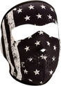 ZAN HEADGEAR Full-Face Mask - Black/White Vintage Flag WNFM091