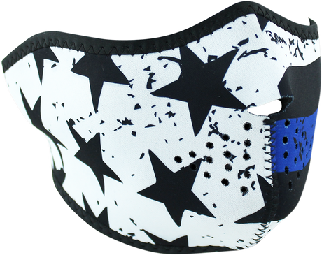 ZAN HEADGEAR Half Mask - Thin Blue Line WNFM171H