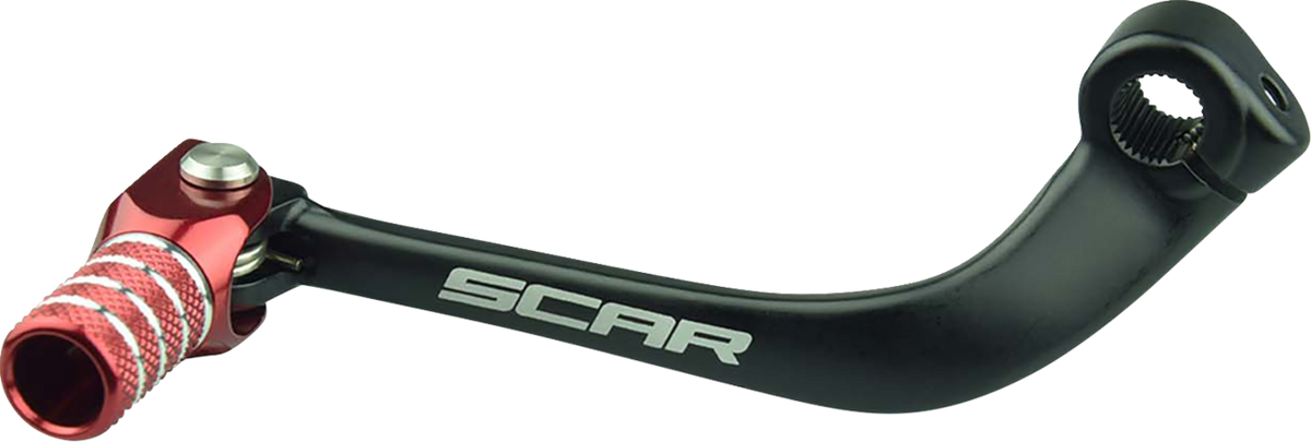 Scar Racing GSL194 Shift Lever - Black/Red - Honda CRF 110F | Off-Road