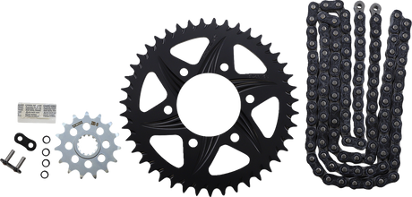 VORTEX CK6346 Chain and Sprocket Kit - GFRA - Black - Kawasaki Ninja ZX-6R | Street