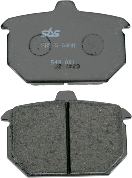 SBS Organic Base Rear Brake Pads - 549H.CT (Harley-Davidson FXRT / FXR Super Glide II / FXRS Low Glide 1982–1987)