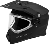 Trekker Cw Solid Helmet Dual Shld Matte Black Sm - Cycle City Outdoors