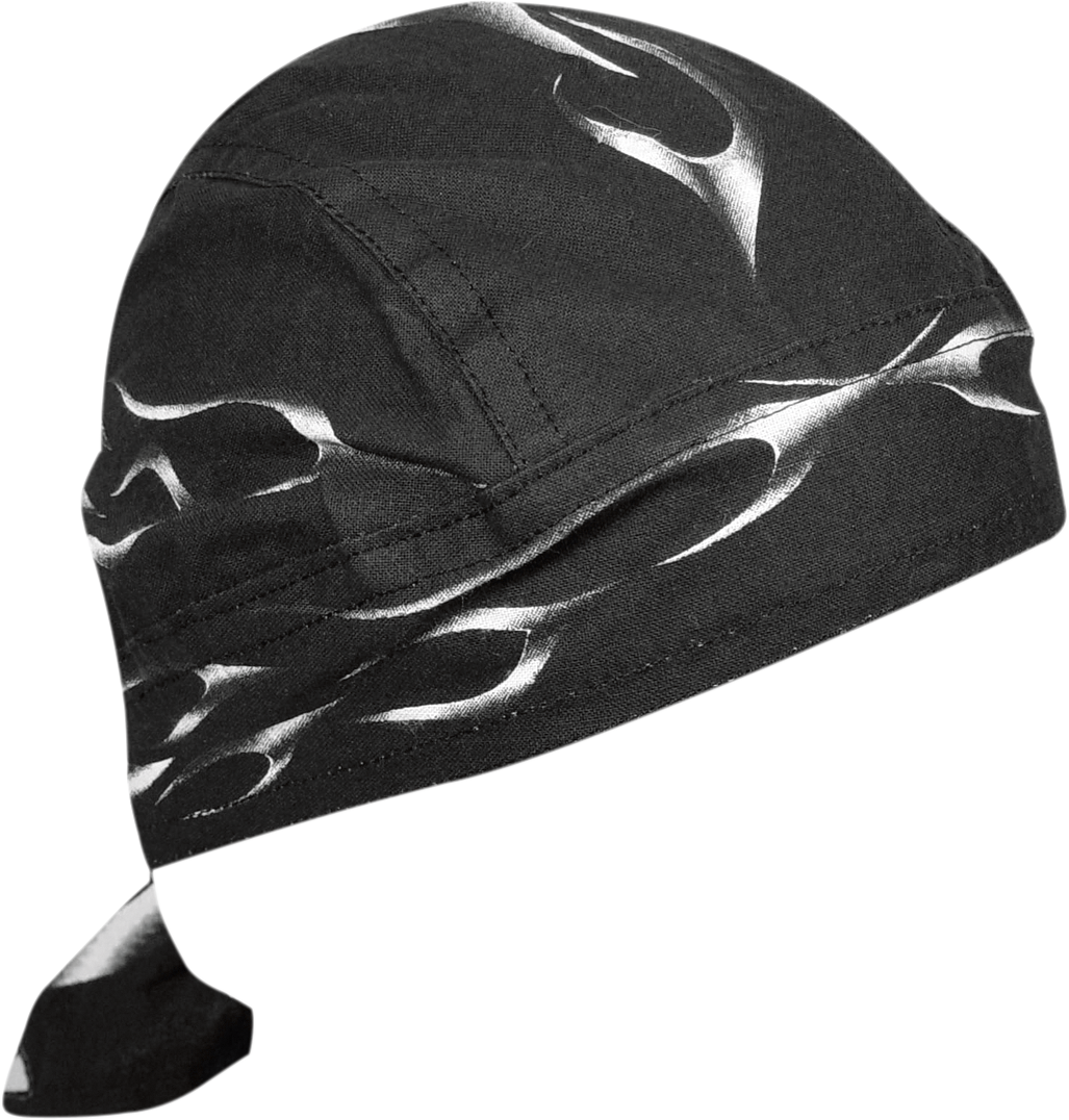 ZAN HEADGEAR Flydanna? Head Wrap - Black Tank Flame Z353