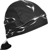 ZAN HEADGEAR Flydanna? Head Wrap - Black Tank Flame Z353