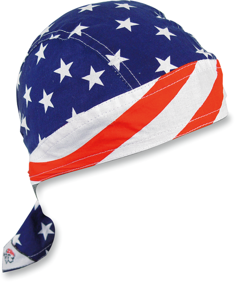 ZAN HEADGEAR Flydanna? Head Wrap - Stars and Stripes IV Z476