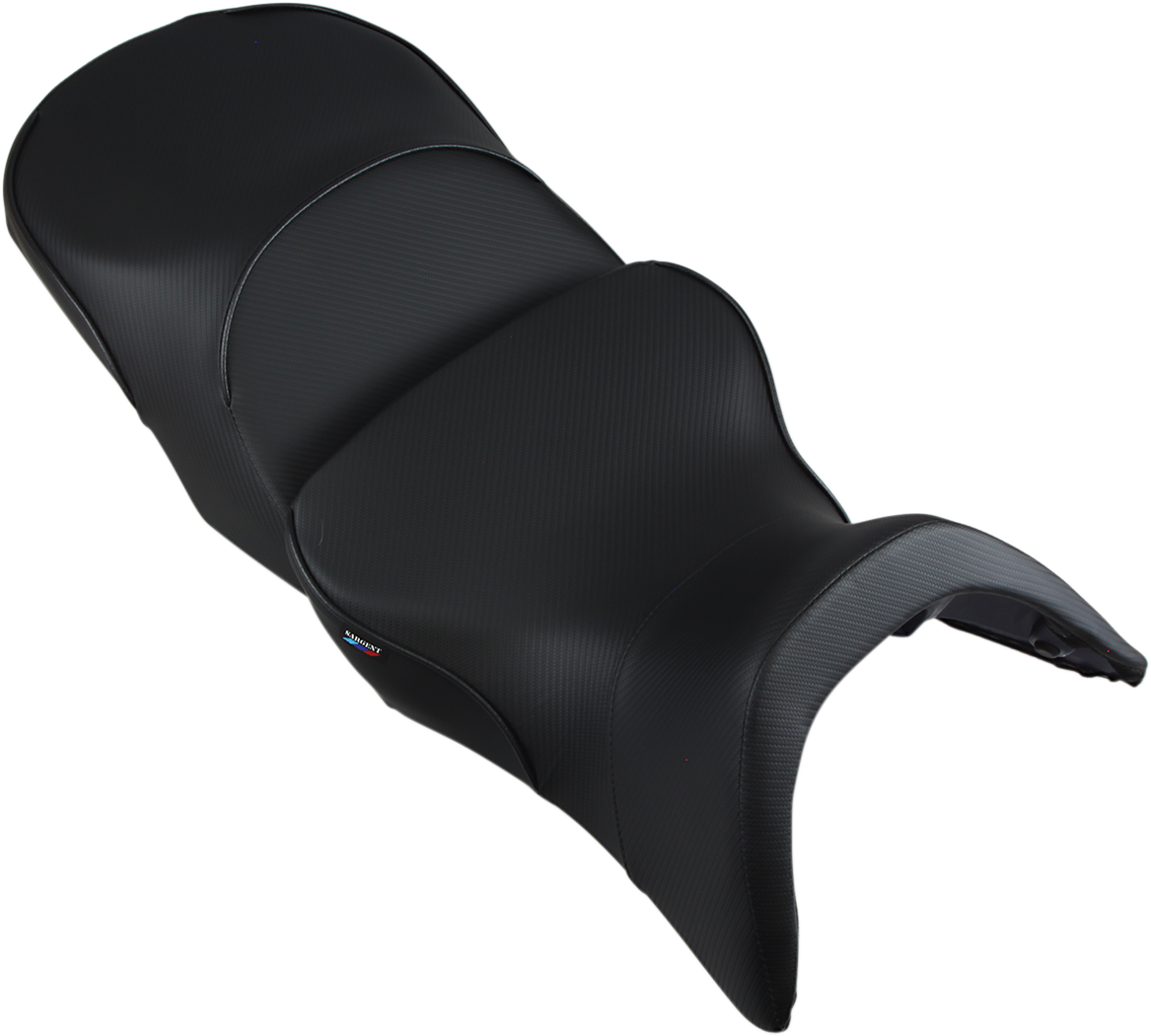 Sargent WS-551-19 World Sport Performance Seat - Black - Carbon FX - Low Front/Standard Rear - R1200 RT '05-'13