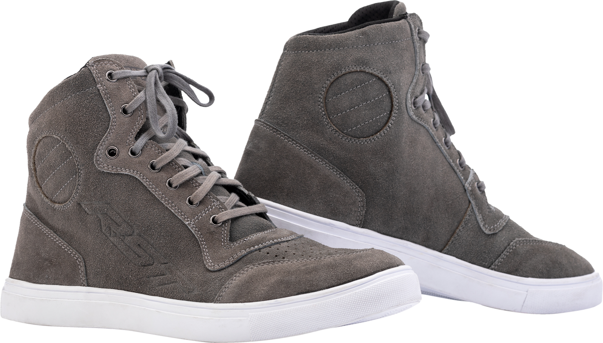 Hitop Moto Sneaker Ce Boot Grey Suede  Sz 13