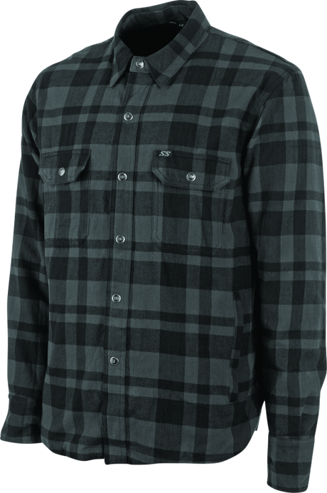 Speed and Strength Black 9 2.0 Moto Shirt Grey - 2XL - Cycle City Outdoors