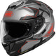 Shoei GT-Air 3 MM93 Grip Full-Face Motorcycle Helmet - Charcoal/Silver/Red