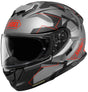 Shoei GT-Air 3 MM93 Grip Full-Face Motorcycle Helmet - Charcoal/Silver/Red