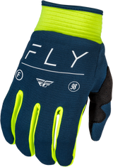 F 16 Gloves Navy/Hi Vis/White 2x - Cycle City Outdoors