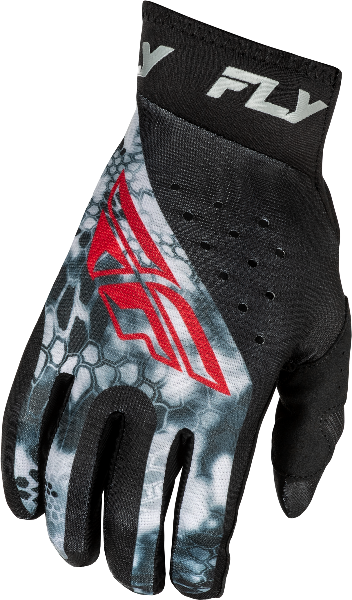 Youth Pro Lite Kryptek Gloves Black/Red/Grey Yl - Cycle City Outdoors