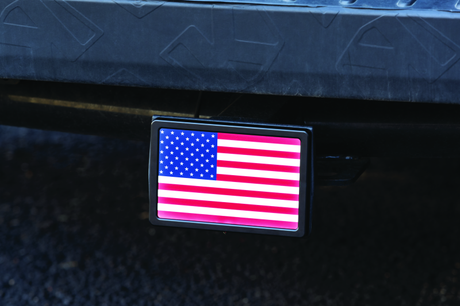 Kuryakyn Freedom Flag LED Hitch Cover Black - Cycle City Outdoors