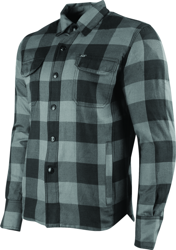 Speed and Strength True Grit Armored Moto Shirt Grey - XL - Cycle City Outdoors
