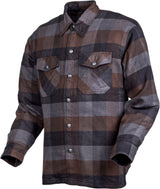Covert Moto Flannel Black/Brown/Grey Xl