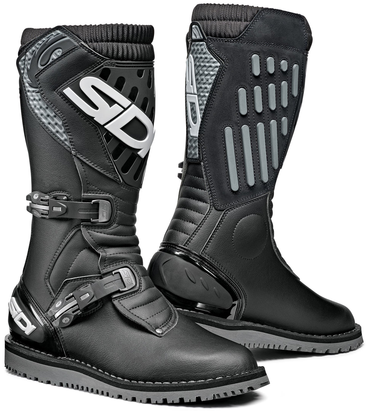 Sidi Trial Zero 2 Motorcycle Boots | Wide Fit, Flat Welted Sole & Replaceable Easy Action Buckles