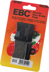 EBC SFA Series Organic Base Brake Pads - SFA193 (Aprilia / Malaguti / Piaggio / Yamaha / Beta / Benelli 1995–2014)