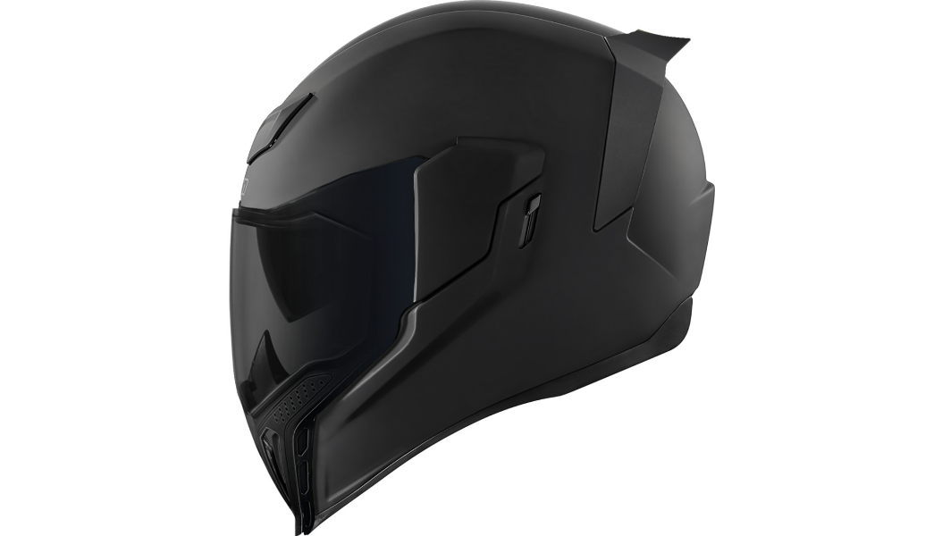 Icon - Airflite Dark Helmet - Black - XL – Cycle City Outdoors