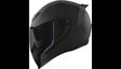 Icon - Airflite Dark Helmet - Black - XL - Cycle City Outdoors