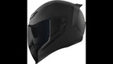 Icon - Airflite Dark Helmet - Black - XL - Cycle City Outdoors