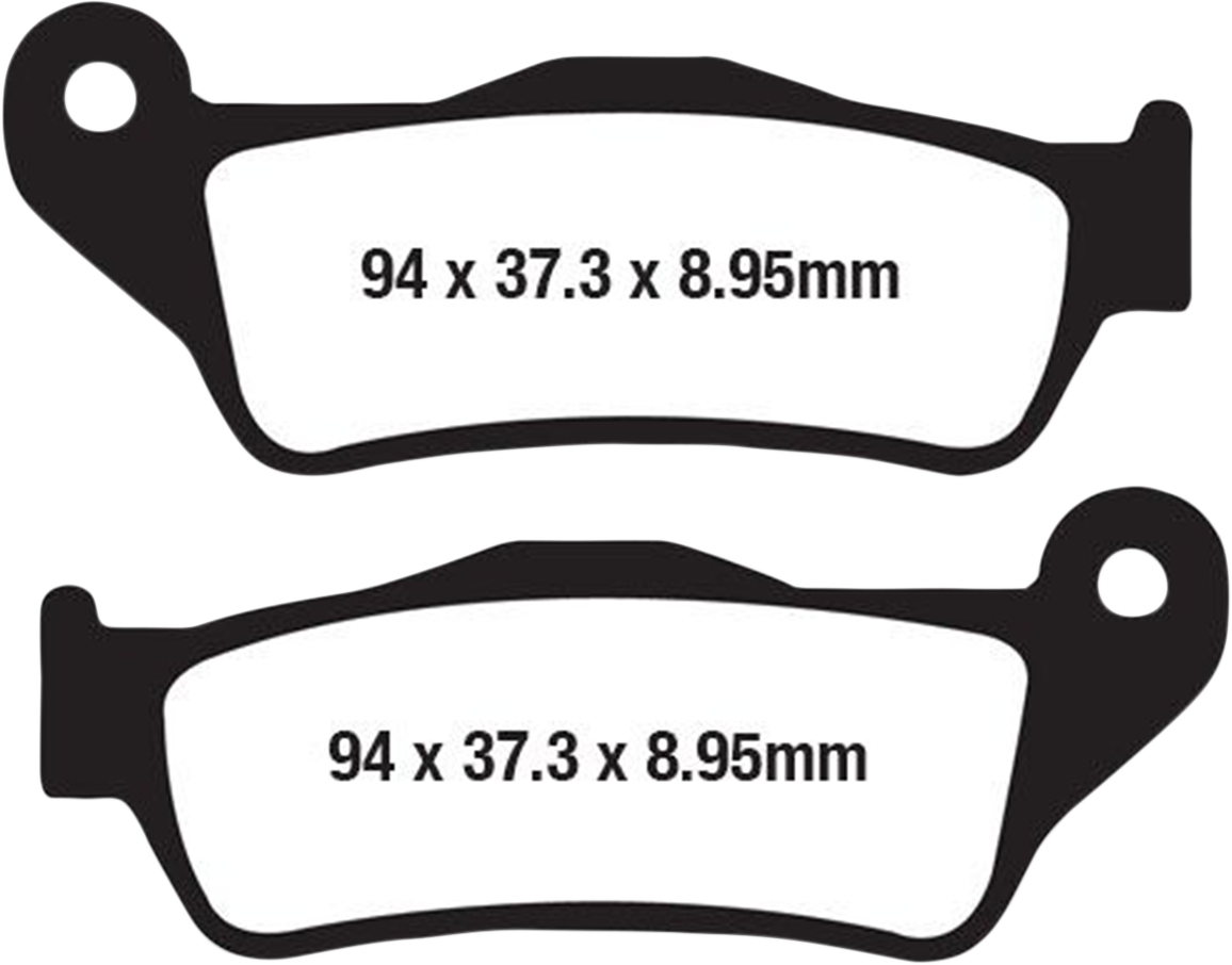 EBC FA Series Organic Base Brake Pads - FA643 (Harley-Davidson Street 500 / Street 750 / Street Rod 2014–2020)