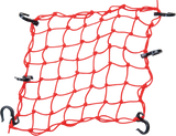 Powertye Mfg. 50151 Cargo Net - Adjustable - 15" x 15" - Red | Adventure/ATV/UTV