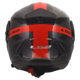 LS2 Horizon II Modular Helmet | Hamr | Gloss Black/Titanium/Red | XS–3XL | 902-3141