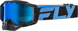 Zone Snow Goggle Blk/Blu W/Sky Blue Mir/Blue Lens