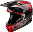 Yth Formula S Carbon Protocol Helmet Black Carbon/Red Yl - Cycle City Outdoors