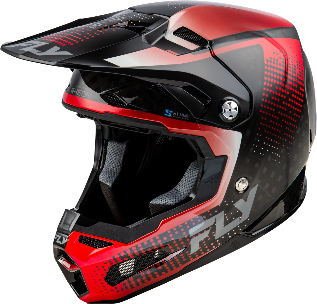 Yth Formula S Carbon Protocol Helmet Black Carbon/Red Yl - Cycle City Outdoors