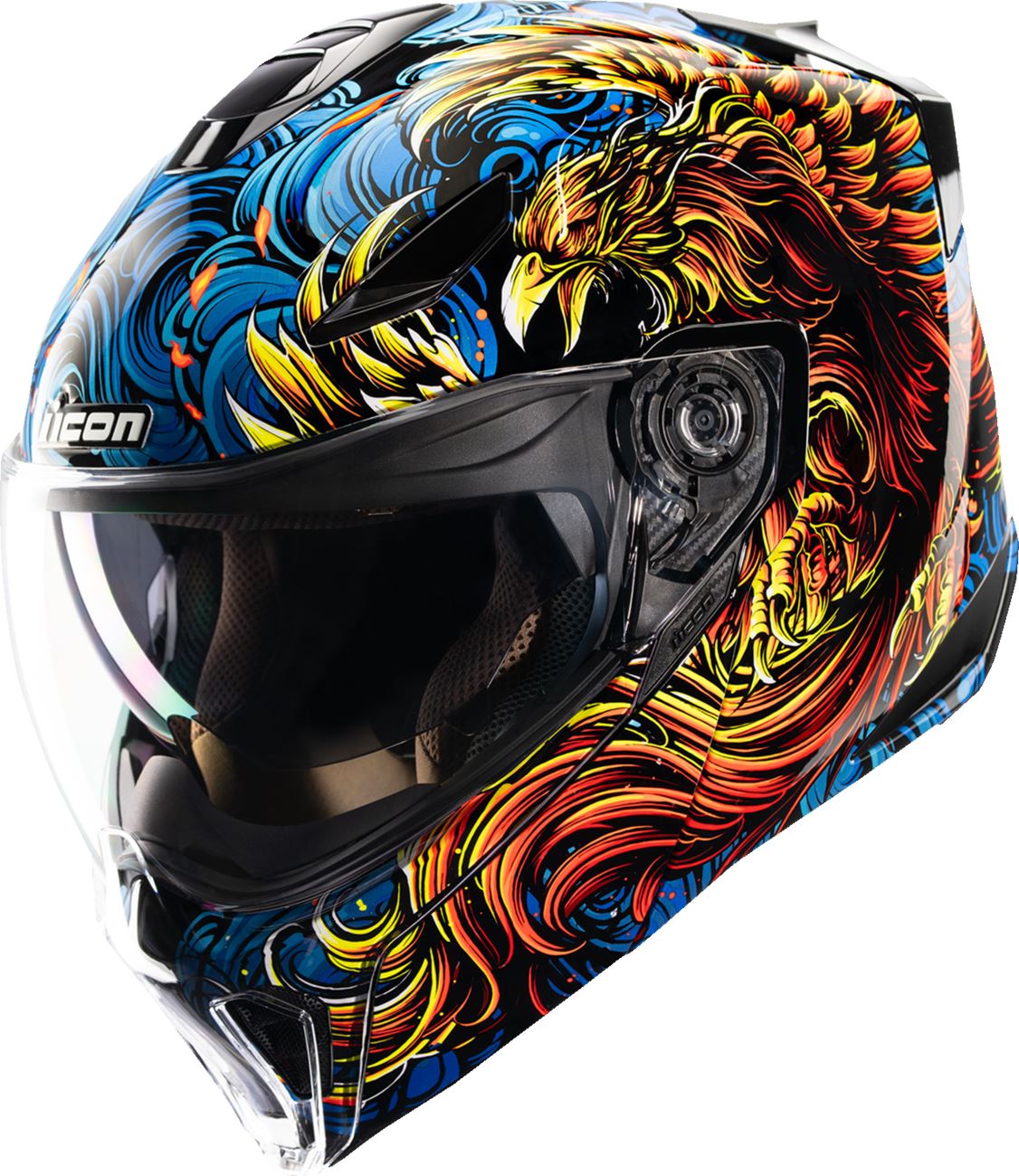 ICON Threshold™ Modular Helmet - Burn Birdie Burn