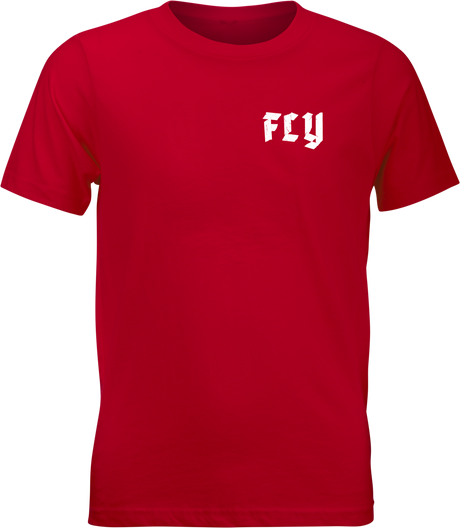 Youth Fly Moto Mind Tee Red Yl - Cycle City Outdoors