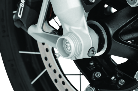 Kuryakyn Lodestar Axle Sliders Silver - Cycle City Outdoors