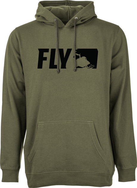 Fly Primary Hoodie Military Green 2x - Cycle City Outdoors