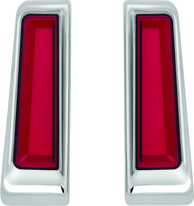 Kuryakyn Tracer L.E.D. Inserts For Saddlebag Supports Chrome - Cycle City Outdoors