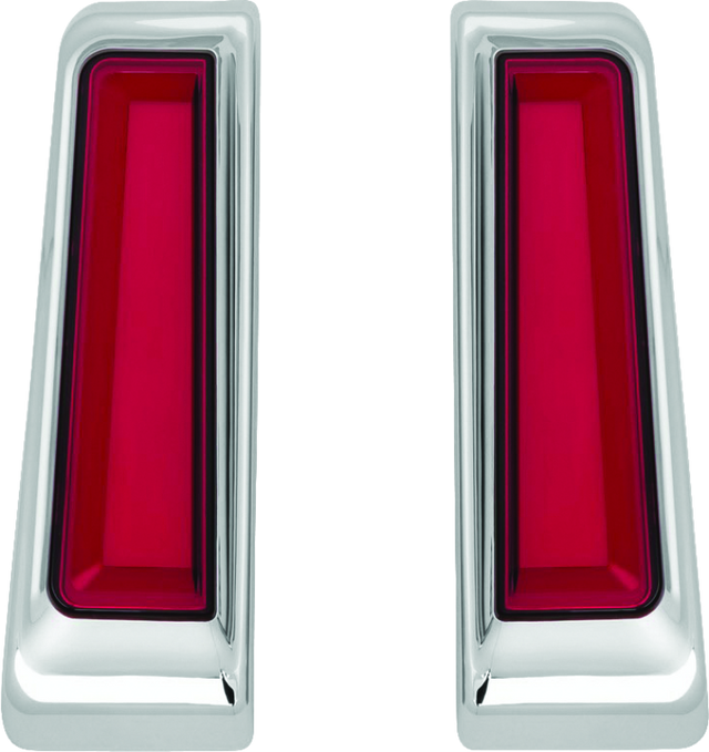 Kuryakyn Tracer L.E.D. Inserts For Saddlebag Supports Chrome - Cycle City Outdoors