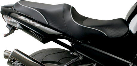 Sargent WS-598-19 World Sport Performance Seat - Black - Carbon FX - Regular - ZX-14 '06-'25 | Street