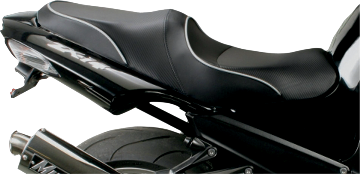 Sargent WS-599-19 World Sport Performance Seat - Black - Carbon FX - Low - ZX-14 '06-'25 | Street