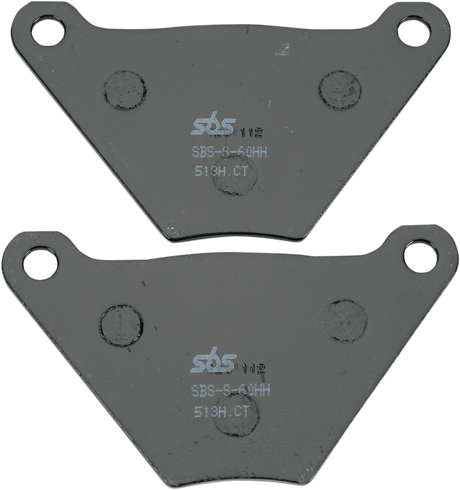 SBS Organic Base Brake Pads - 513H.CT (Harley-Davidson FLH Electra Glide / Electra Glide FL / FX Super Glide 1972–1984)